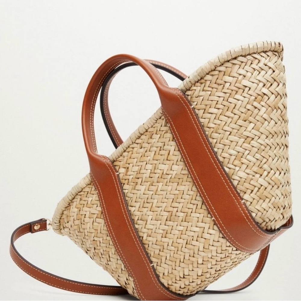 Mango Woven Basket Bag - Picture 2 of 7